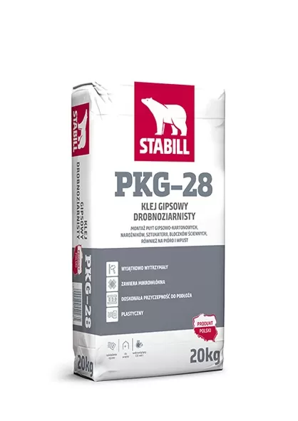 PKG-28 drobnoziarnisty klej gipsowy